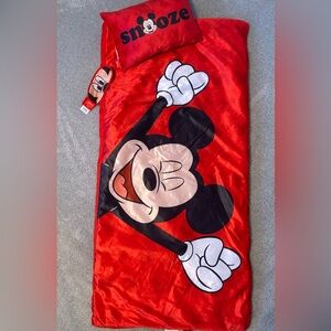 Disney Mickey Mouse Sleepover 3 piece Set Sleeping Bag